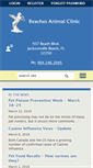 Mobile Screenshot of beachesanimalclinic.com